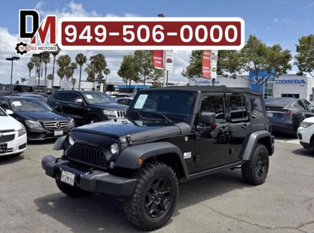 2017 Jeep Wrangler Unlimited Willy Wheeler 4x4 for sale in Costa Mesa, CA