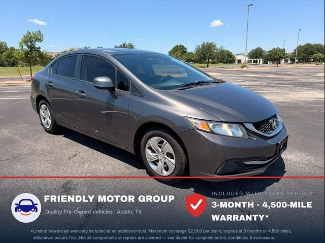 2013 Honda Civic LX for sale in Austin, TX