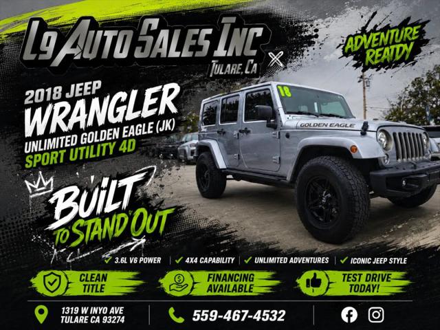 2018 Jeep Wrangler JK Unlimited Golden Eagle 4x4 for sale in Tulare, CA