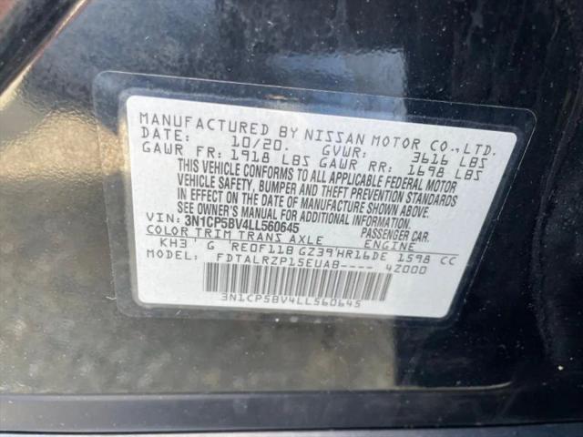 2020 Nissan Kicks S Xtronic CVT
