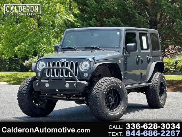 2017 Jeep Wrangler Unlimited Sahara 4x4 for sale in Asheboro, NC
