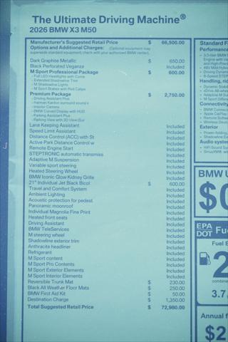 2026 BMW X3 M50 xDrive