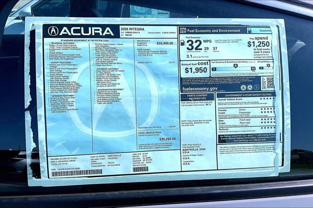 2026 Acura Integra FWD