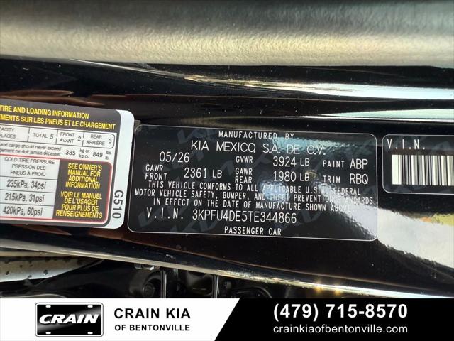 2026 Kia K4 EX
