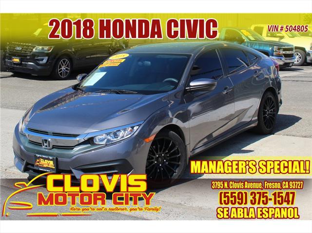 2018 Honda Civic LX for sale in Fresno, CA