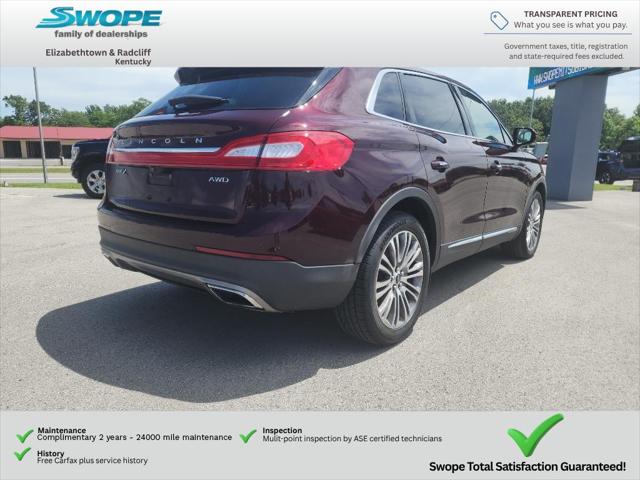 2018 Lincoln MKX Reserve