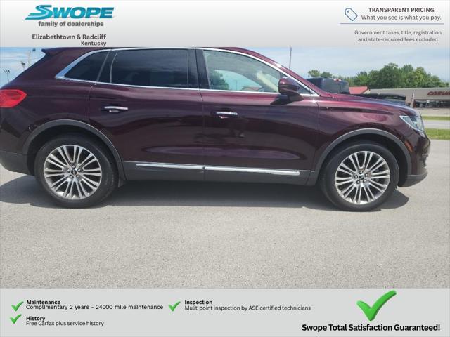 2018 Lincoln MKX Reserve
