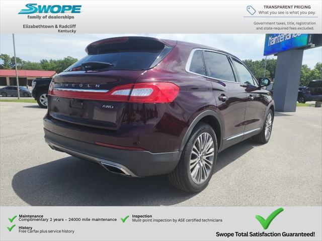 2018 Lincoln MKX Reserve