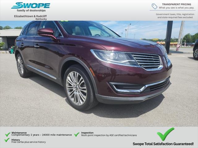 2018 Lincoln MKX Reserve
