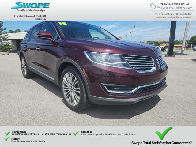 2018 Lincoln MKX Reserve for sale in Radcliff, KY