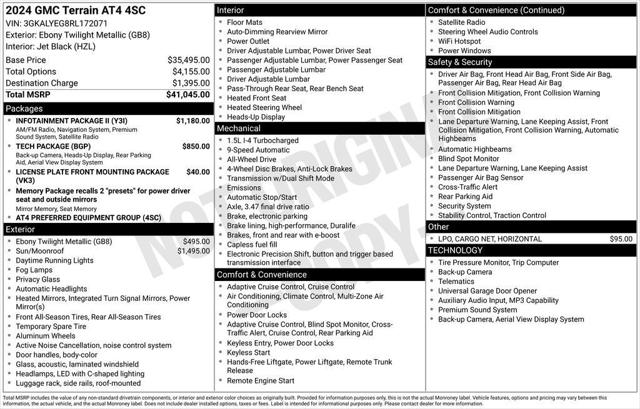 2024 GMC Terrain AWD AT4