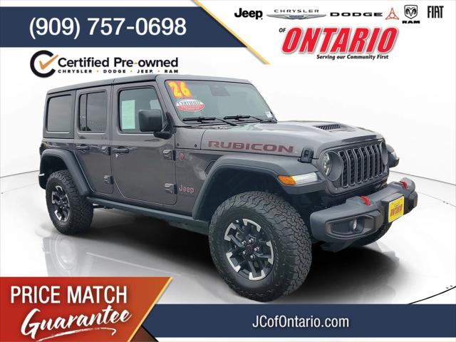 2026 Jeep Wrangler 4-Door Rubicon 4x4 for sale in Ontario, CA