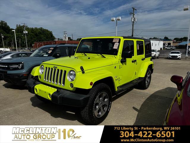 2016 Jeep Wrangler Unlimited Sahara for sale in Parkersburg, WV