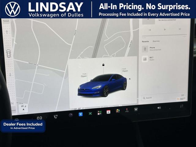 2022 Tesla Model S Plaid Tri Motor All-Wheel Drive