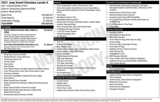 2021 Jeep Grand Cherokee Laredo X 4x2