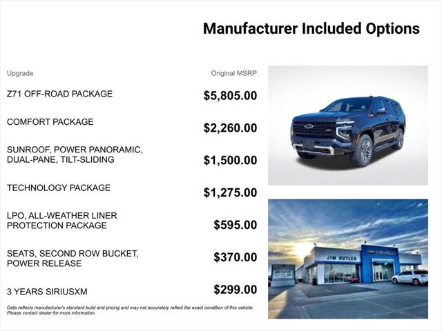 2026 Chevrolet Tahoe 4WD Z71