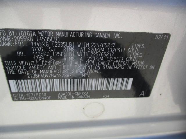 2011 Toyota RAV4 Base 4x4 4dr SUV