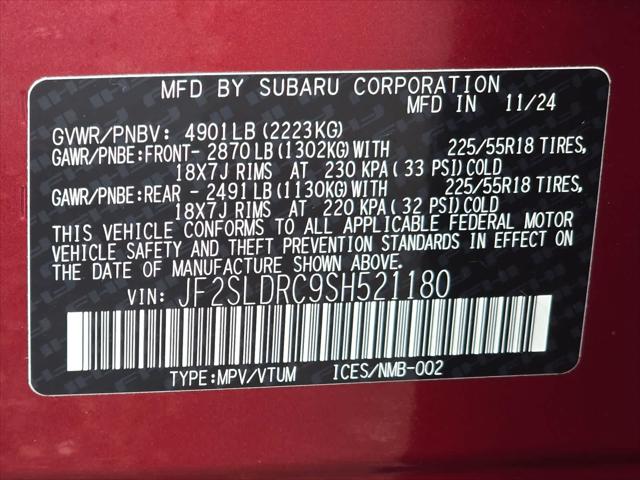 2025 Subaru Forester Limited