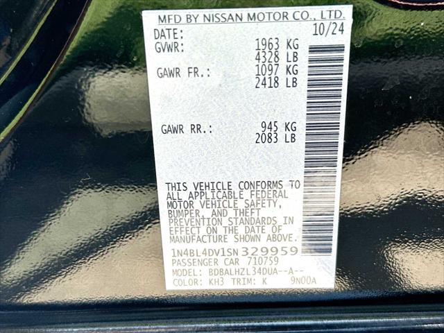 2025 Nissan Altima SV FWD