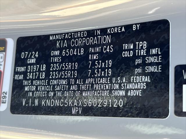 2025 Kia Carnival MPV EX