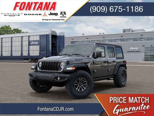 2026 Jeep Wrangler 4-Door Willys 4x4 for sale in Fontana, CA