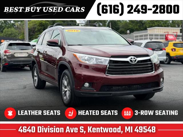 2015 Toyota Highlander XLE V6 for sale in Grand Rapids, MI