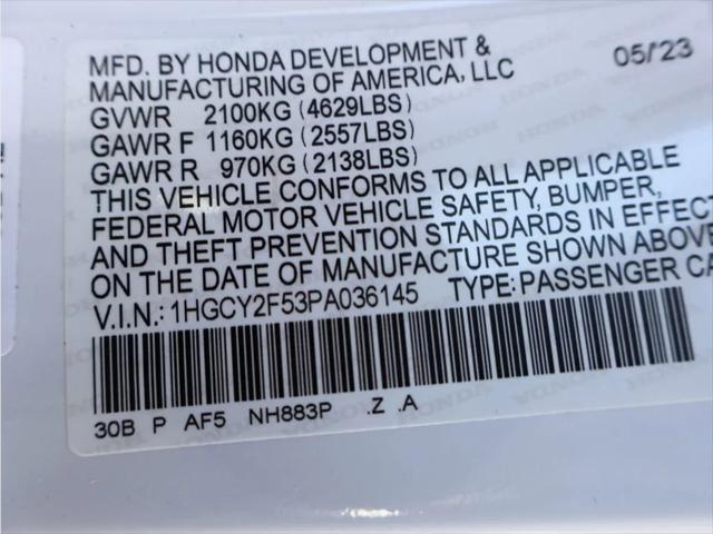 2023 Honda Accord Hybrid Sport