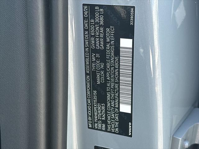 2026 Volvo XC90 Plug-In Hybrid Plus, T8 AWD, Electric/Gasoline, Bright, 7 Seats