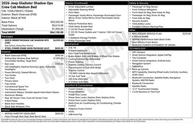 2026 Jeep Gladiator Sport for sale in Enumclaw, WA