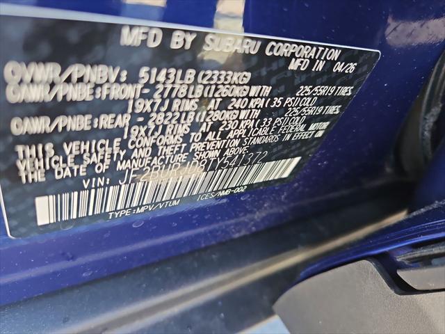 2026 Subaru Outback Touring XT