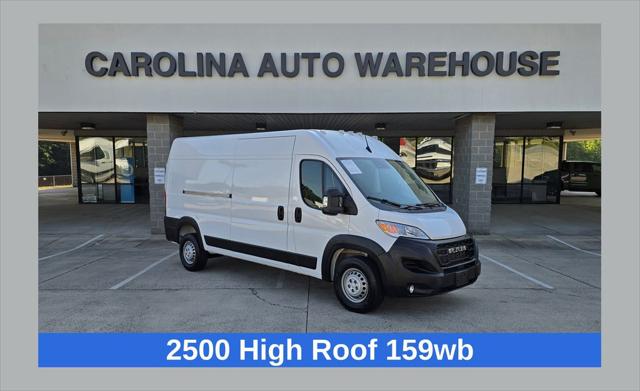 2025 Ram ProMaster 2500 Cargo Van Tradesman High Roof 159" WB w/Pass Seat for sale in Concord, NC