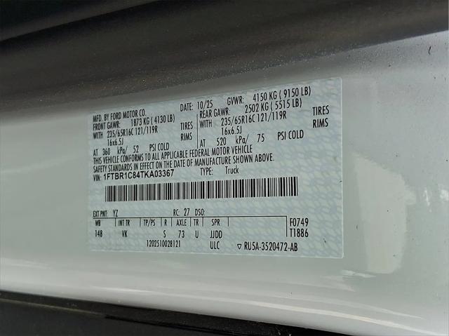 2026 Ford Transit Cargo Van T-250