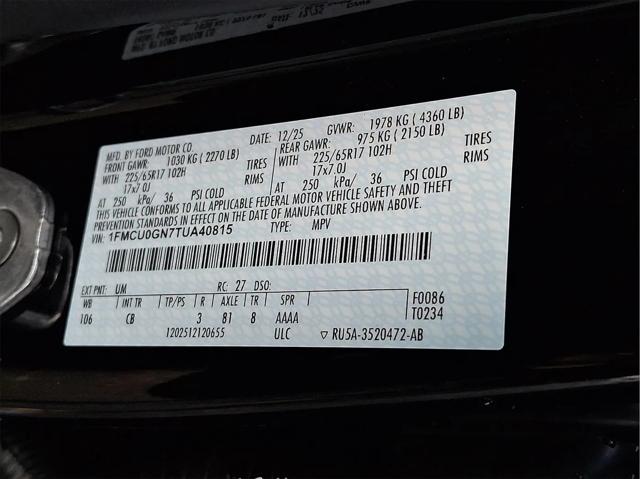 2026 Ford Escape Active