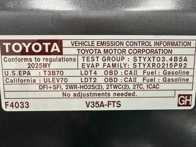 2025 Toyota Tundra Platinum
