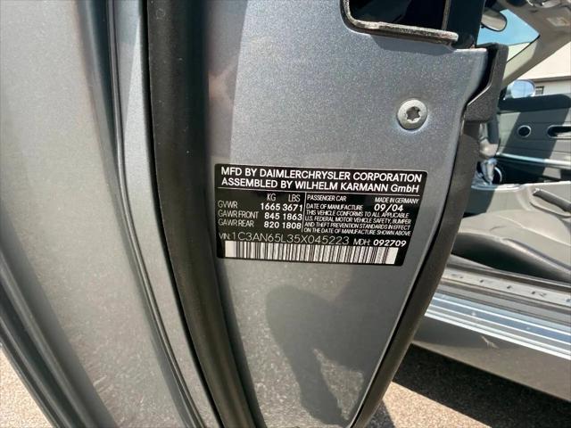 2005 Chrysler Crossfire Limited