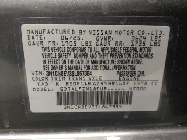 2025 Nissan Versa 1.6 SV