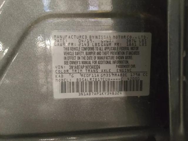 2019 Nissan Sentra SR