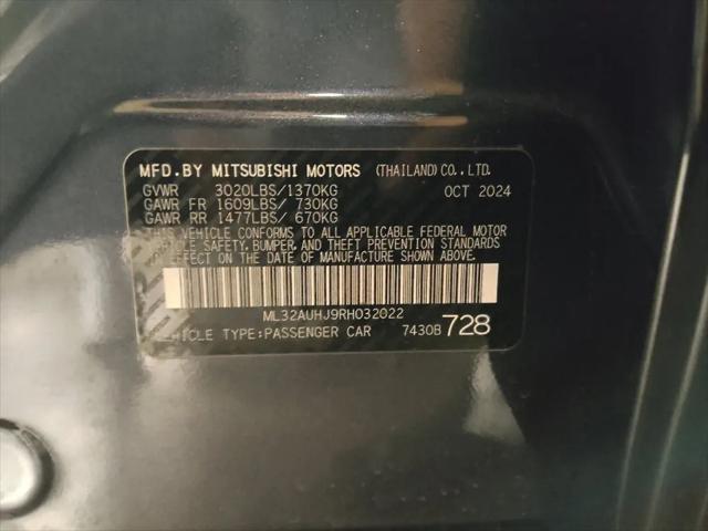 2024 Mitsubishi Mirage ES