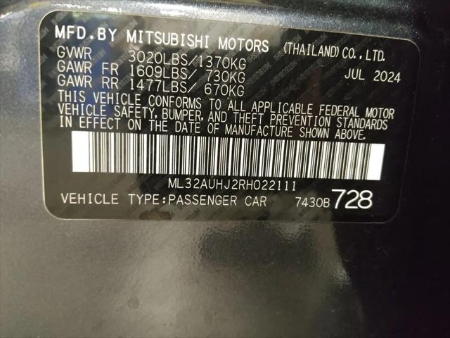 2024 Mitsubishi Mirage LE