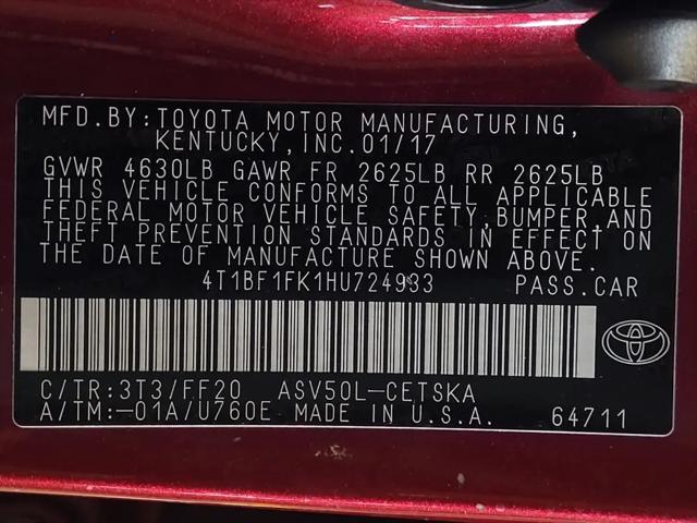 2017 Toyota Camry SE