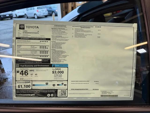 2026 Toyota Camry SE