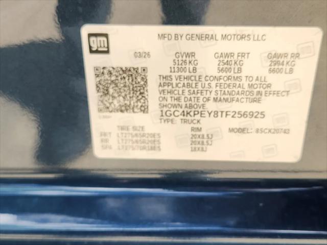 2026 Chevrolet Silverado 2500HD Crew Cab, Standard Bed, LTZ, 4WD