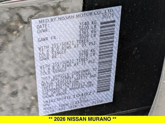 2026 Nissan Murano Platinum