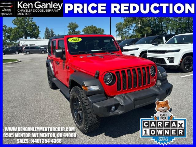 2022 Jeep Wrangler Unlimited Sport Altitude 4x4 for sale in Mentor, OH
