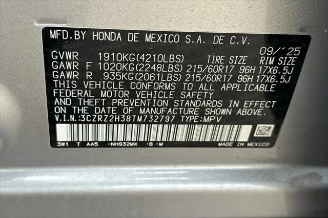 2026 Honda HR-V AWD LX