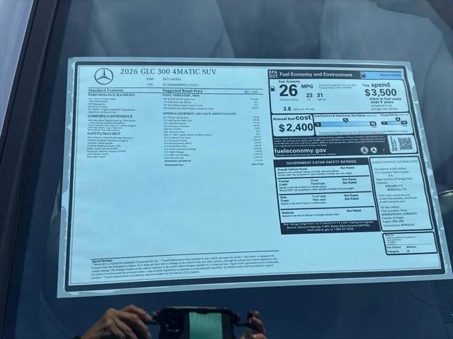 2026 Mercedes-Benz GLC GLC 300
