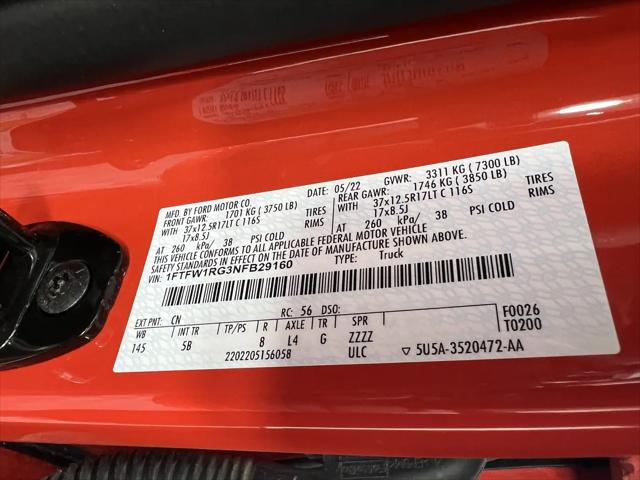 2022 Ford F-150 Raptor
