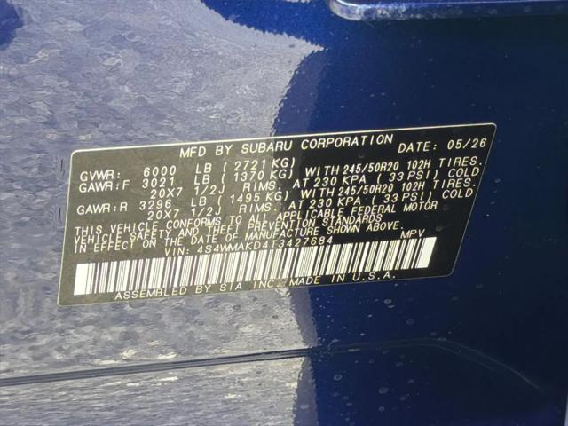 2026 Subaru Ascent Touring 7-Passenger