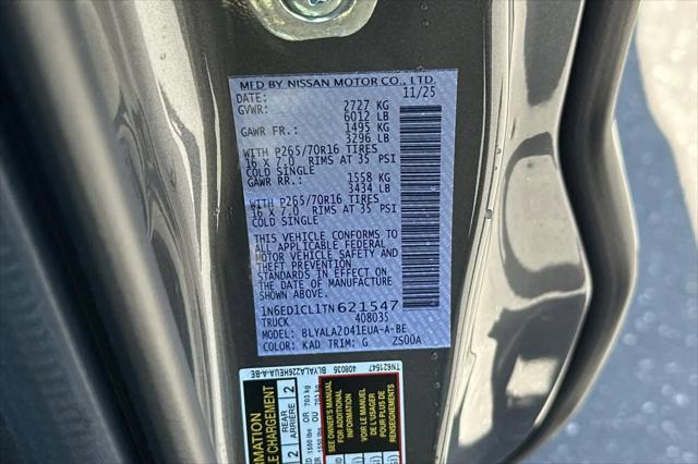 2026 Nissan Frontier King Cab S 4x2