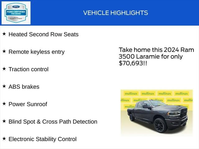 2024 Ram 3500 Laramie Mega Cab 4x4 6'4" Box